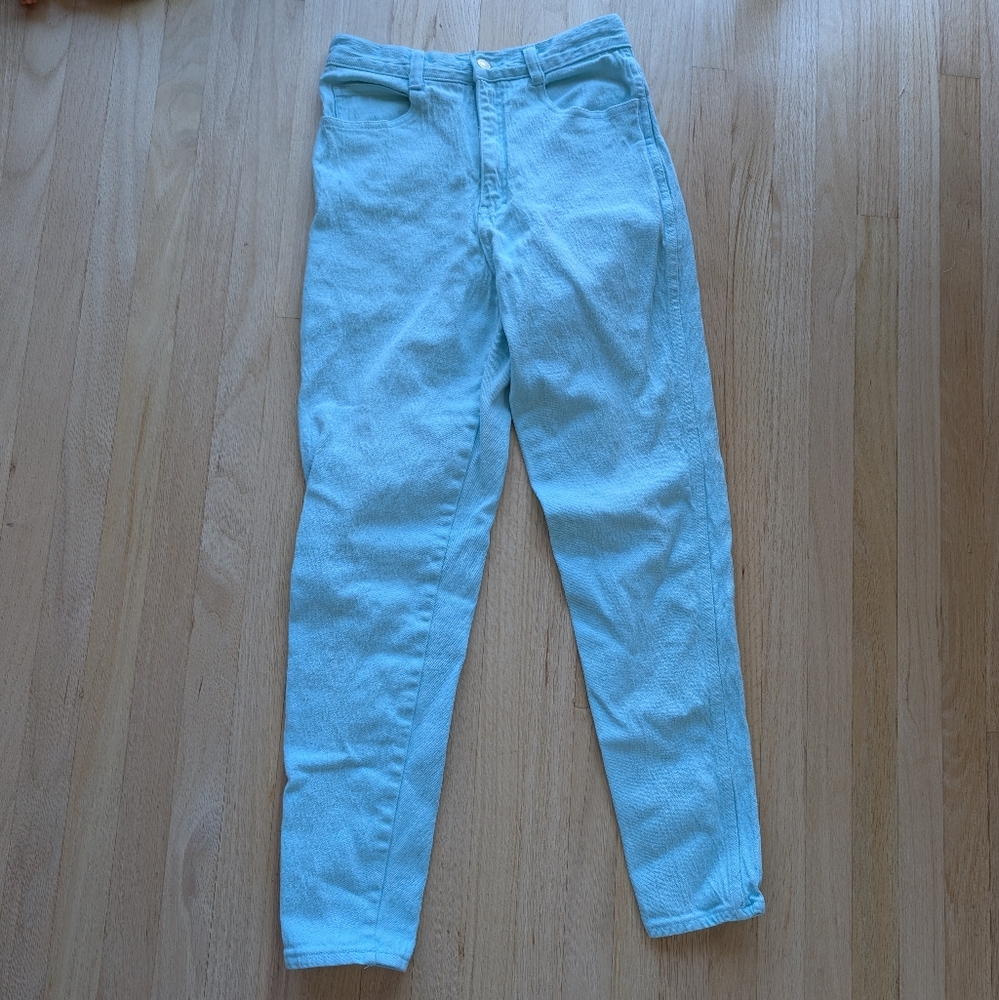 Vintage 80's / 90's High-waisted Jordache Blue Jeans (Fits Size 6, Marked 12)